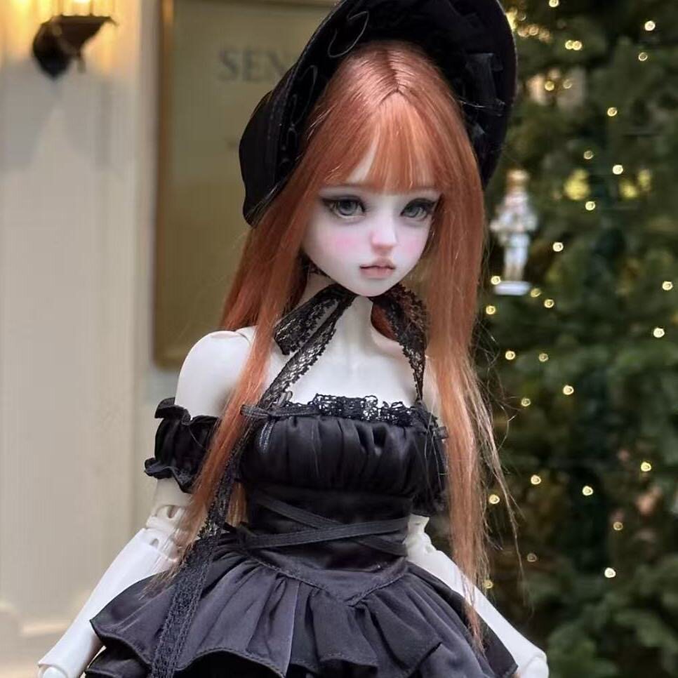 Vintage Collectible And Vintage Dolls - باروكة شعر للدمى، باروكة بديلة بتصميم