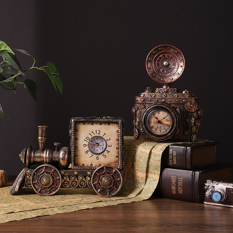 Collectible Vintage Cameras - نموذج كاميرا بتصميم أوروبي عتيق، ديكور