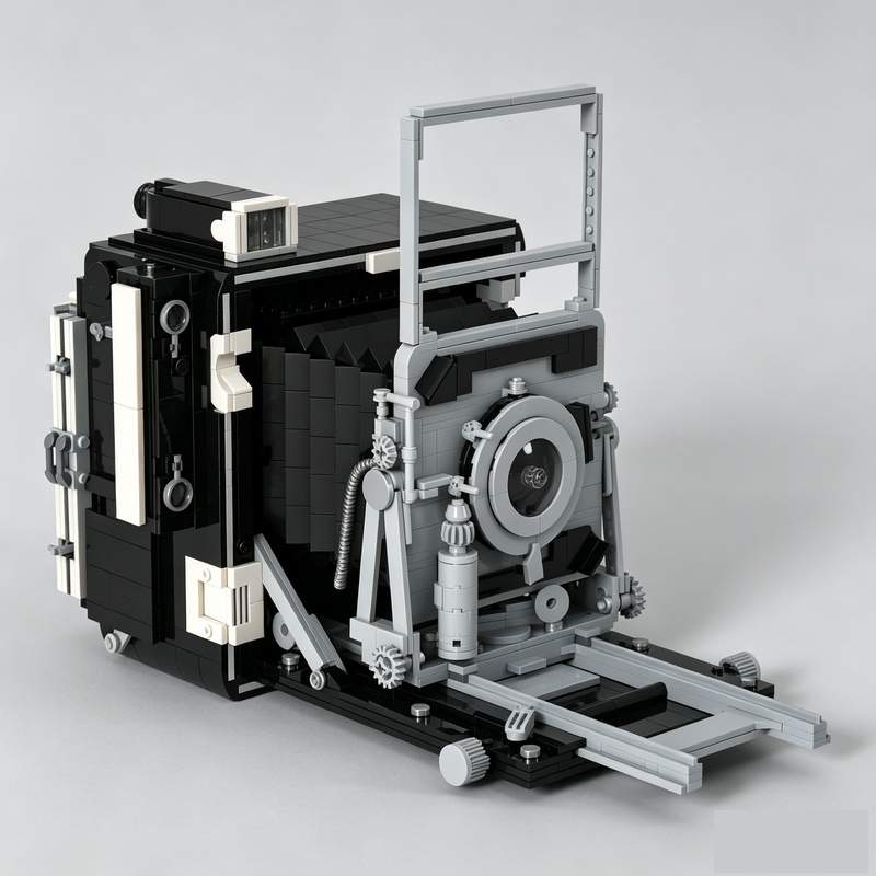 Collectible Vintage Cameras - نموذج كاميرا ضغطية كبيرة الحجم بتصميم