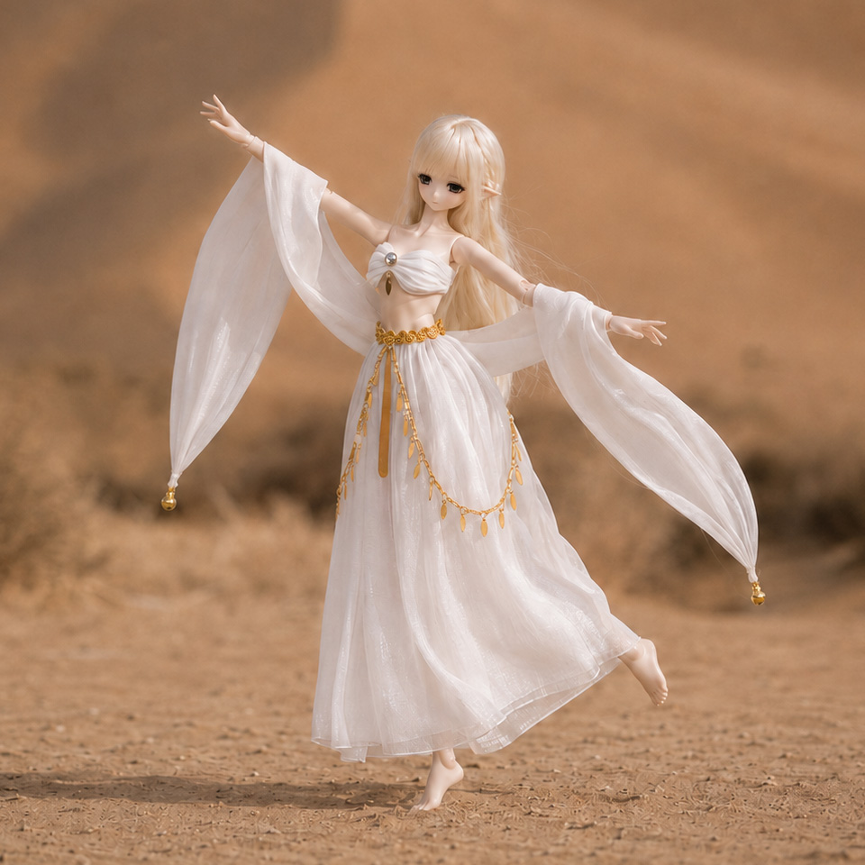 Vintage Collectible And Vintage Dolls - فستان آيزون إم بتصميم الإلهة اليونانية