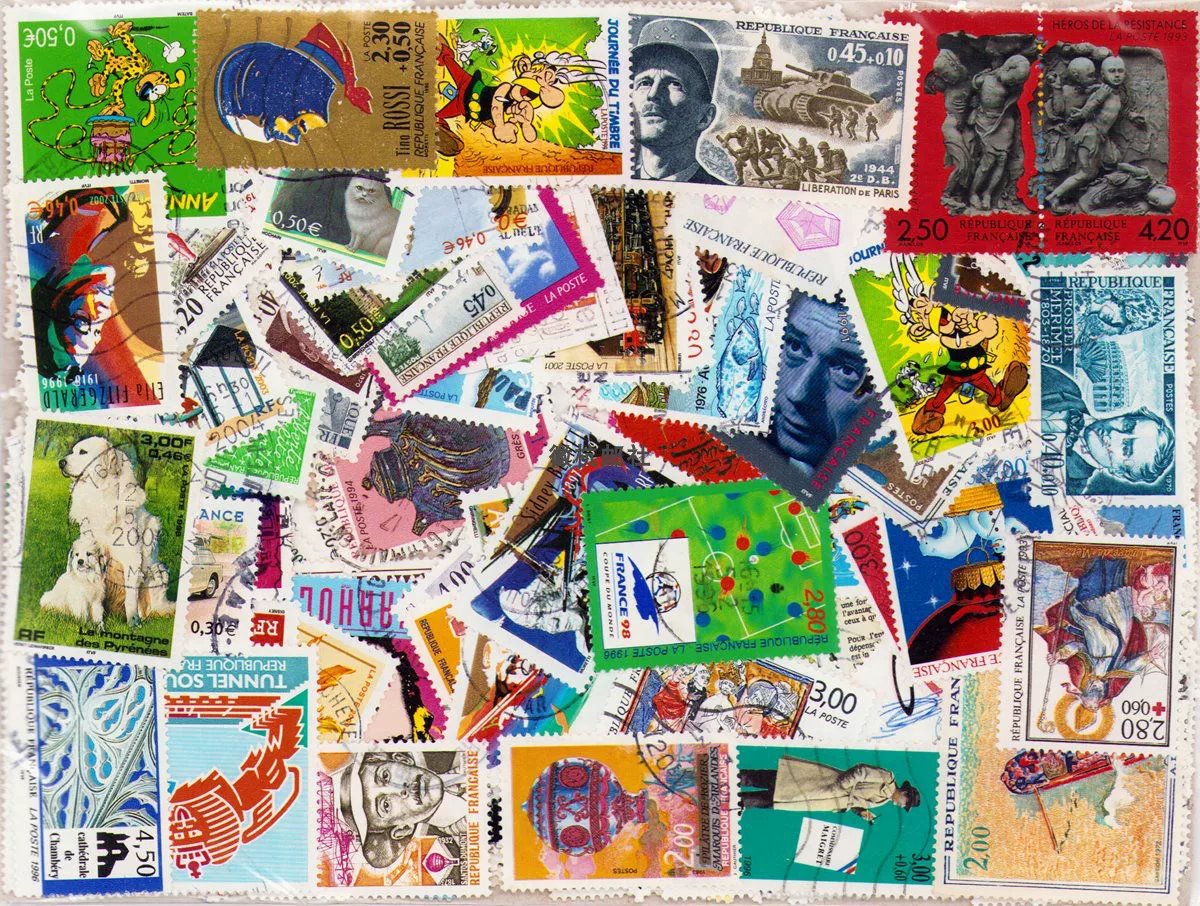 طوابع بريدية فرنسية عتيقة مستع - مراجعة Collectible Vintage Postage Stamps وسعره