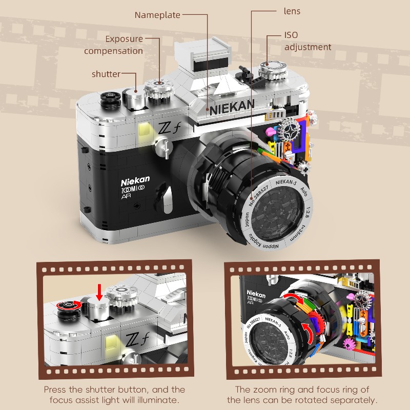 865 قطعة أو 805 قطعة من مكعبات - مراجعة Collectible Vintage Cameras وسعره