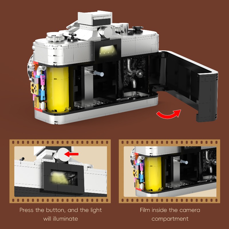 865 قطعة أو 805 قطعة من مكعبات - مراجعة Collectible Vintage Cameras وسعره