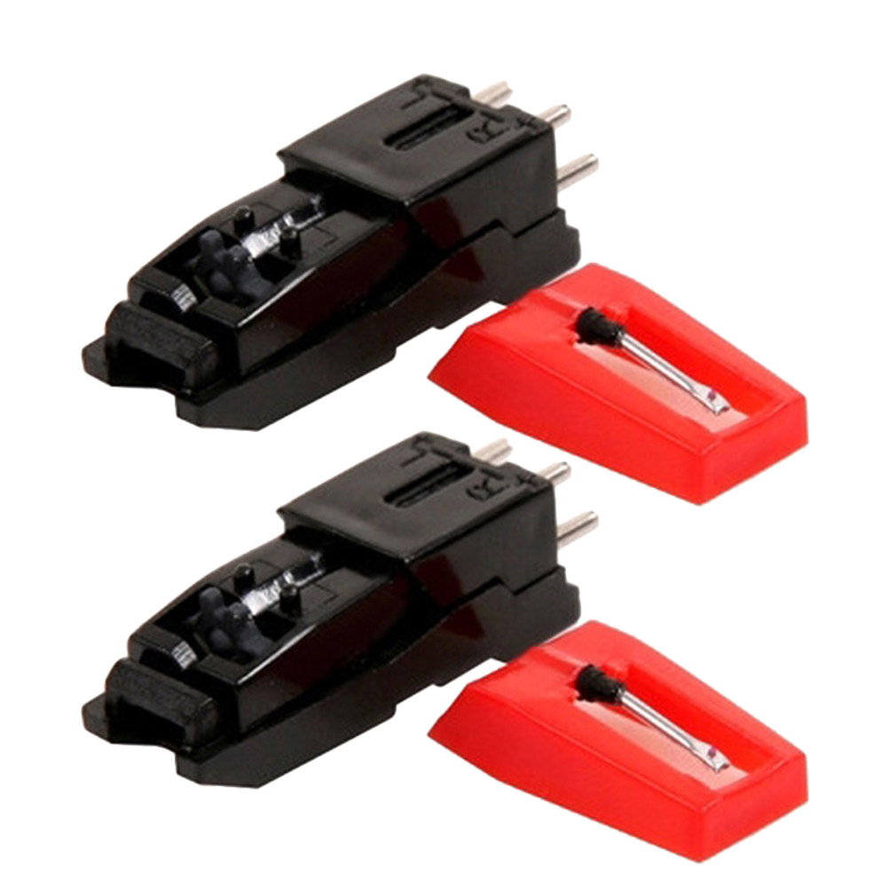 قطعتان من إبرة البديل للميكروف - مراجعة Record Player Needle وسعره