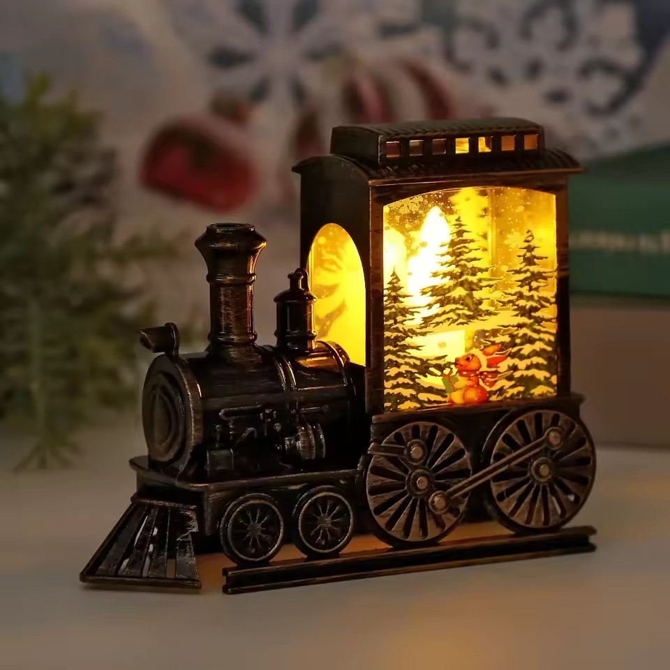 أضواء ليلية LED على شكل قطار ب - مراجعة Vintage Collectible Toys وسعره