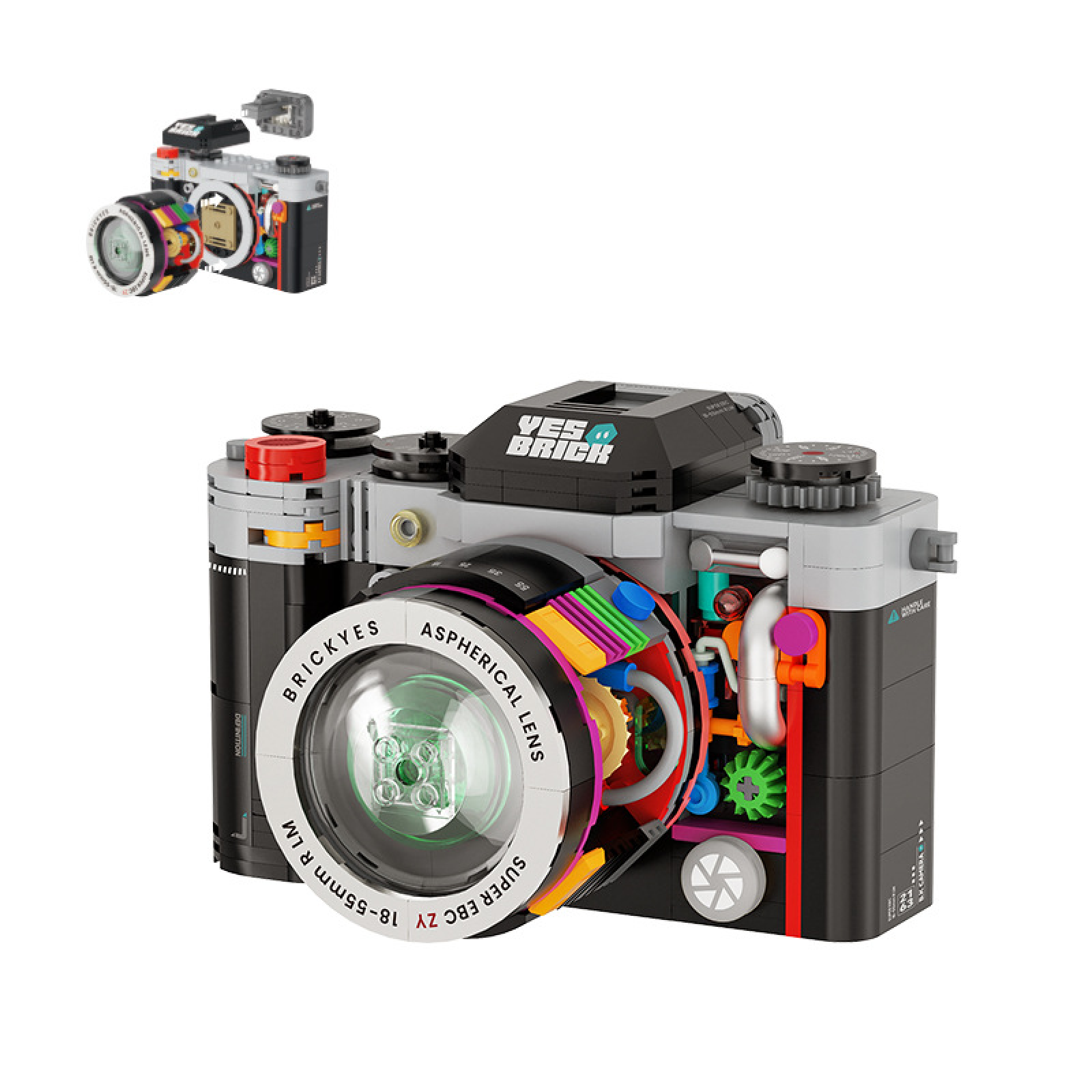 مجموعة مكعبات بناء الكاميرا ال - مراجعة Collectible Vintage Cameras وسعره