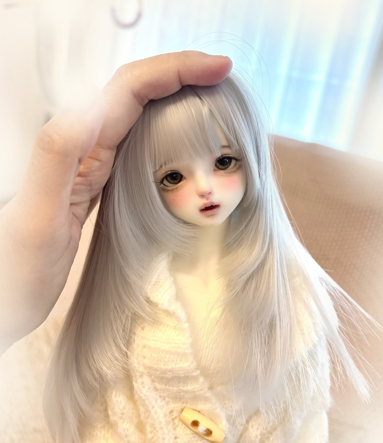 باروكة شعر للدمى، باروكة بديلة - مراجعة Vintage Collectible And Vintage Dolls وسعره