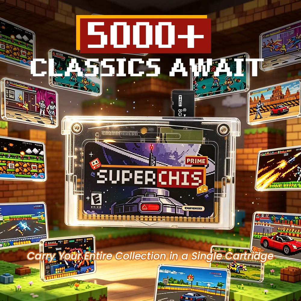 خرطوشة ألعاب ريترو سوبر تشيس ف - مراجعة Vintage Game Collection وسعره