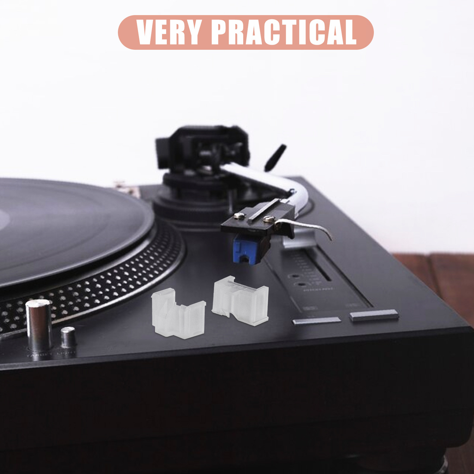 قطعتان من أغطية إبرة مشغل الأس - مراجعة Record Player Needle وسعره
