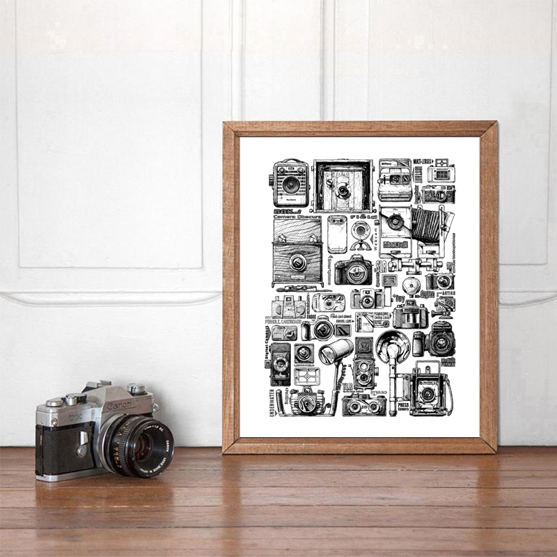 خمر مجموعة الكاميرا الرسوم الت - مراجعة Collectible Vintage Cameras وسعره