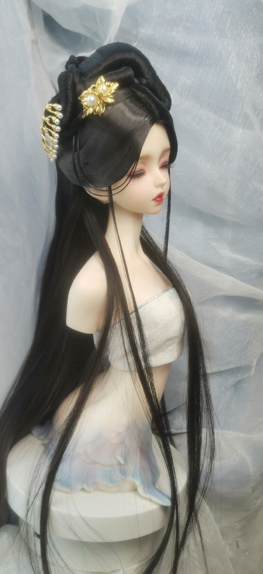 1/4 1/3 BJD دمية الباروكات الص - مراجعة Vintage Collectible And Vintage Dolls وسعره