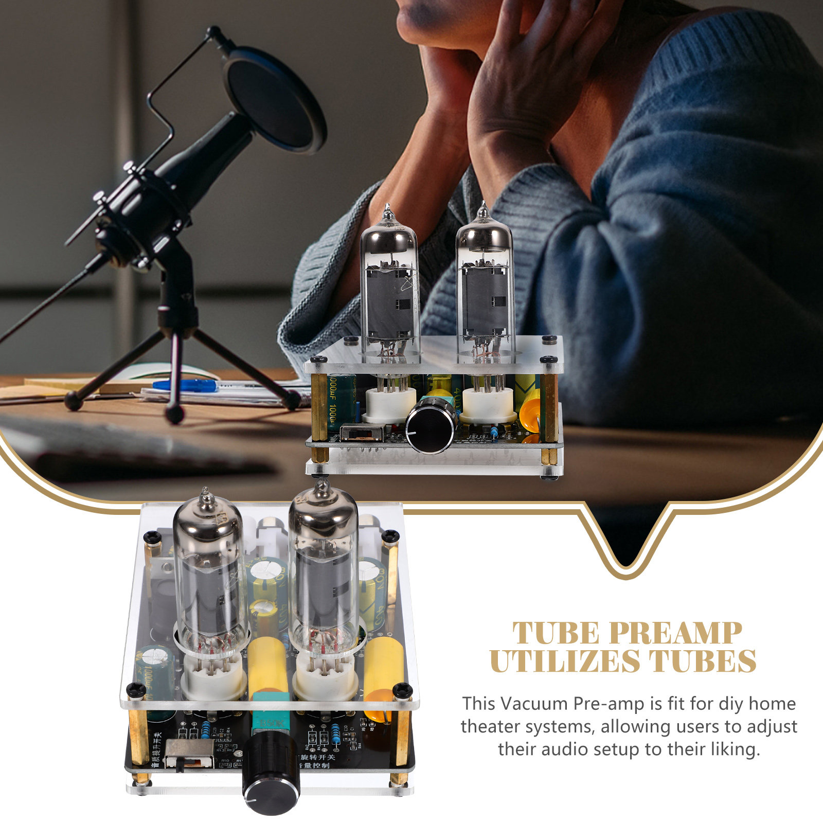 مضخم صوت أنبوبي فاكيوم إلكترون - مراجعة Tube Amplifier Part وسعره