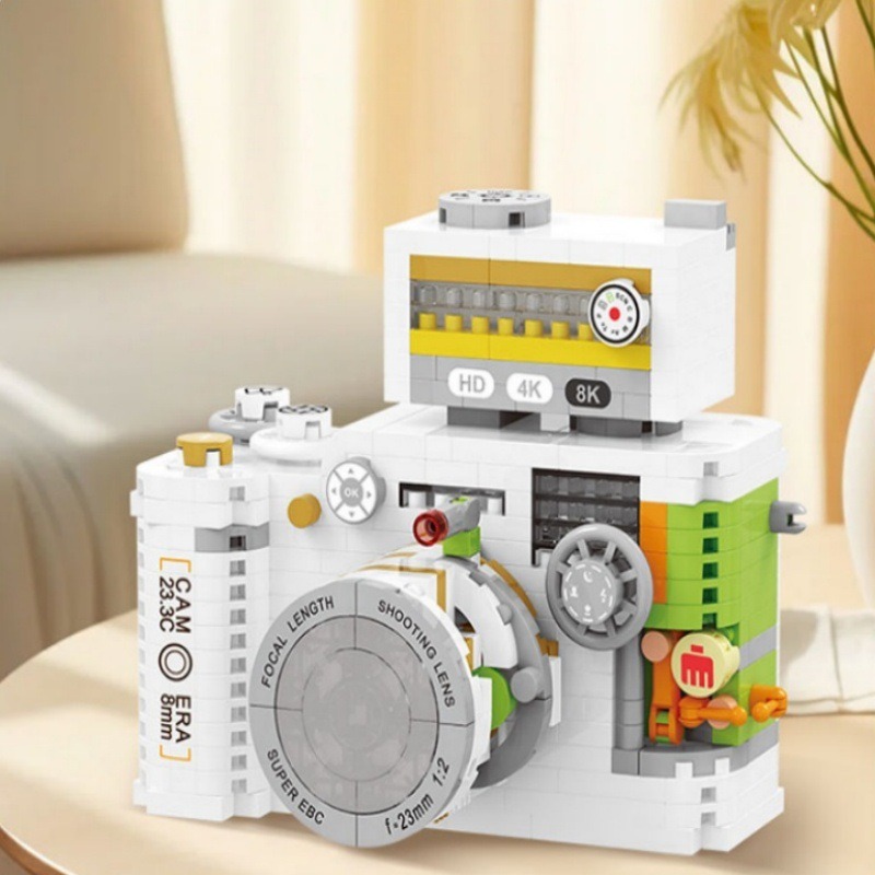 مجموعة مكعبات بناء على شكل كام - مراجعة Collectible Vintage Cameras وسعره