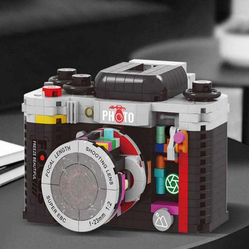 مجموعة مكعبات بناء على شكل كام - مراجعة Collectible Vintage Cameras وسعره