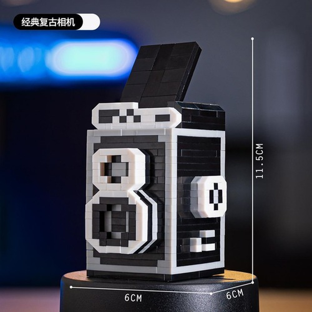 مكعبات بناء ميكرو جديدة، نموذج - مراجعة Collectible Vintage Cameras وسعره