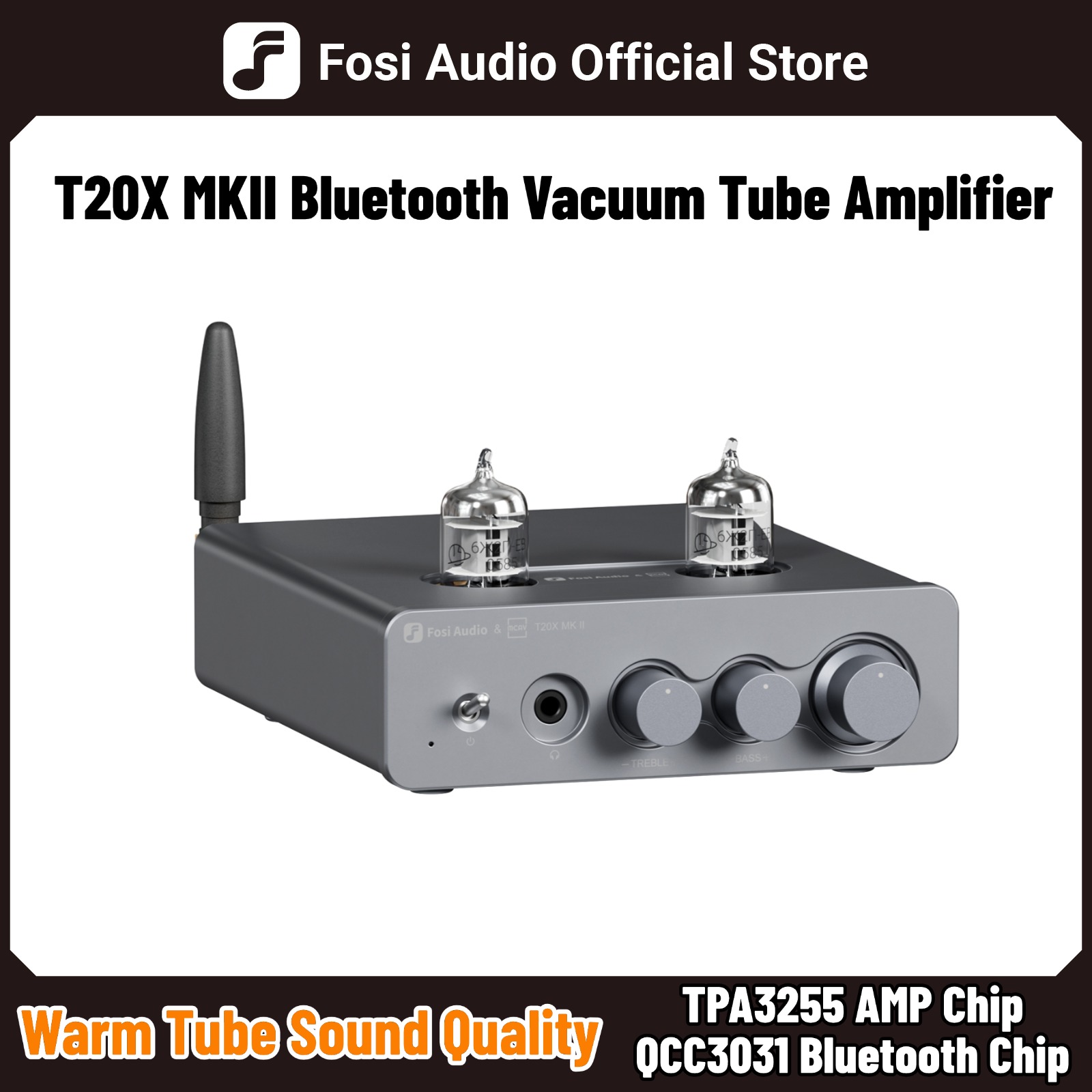 فوسي الصوت T20X MKII 300 واط ب - مراجعة Tube Amplifier Part وسعره