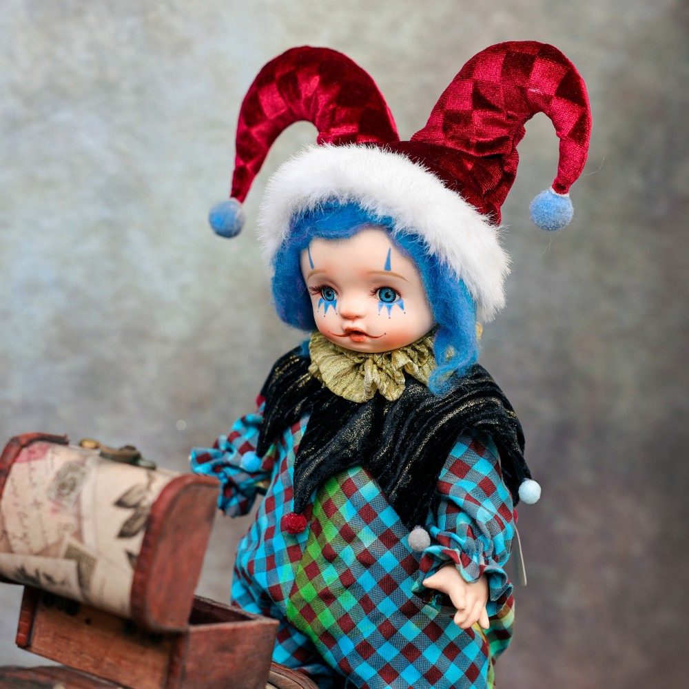 هدية الهالوين: دمية مهرج سيرام - مراجعة Vintage Collectible And Vintage Dolls وسعره